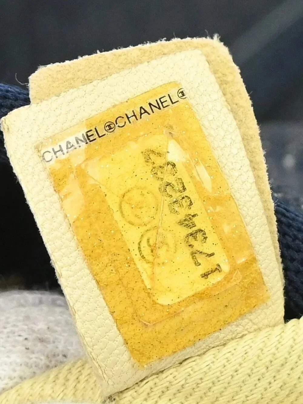 Chanel Navy Denim Deauville 2way Shoulder Tote Handbag NQ11490